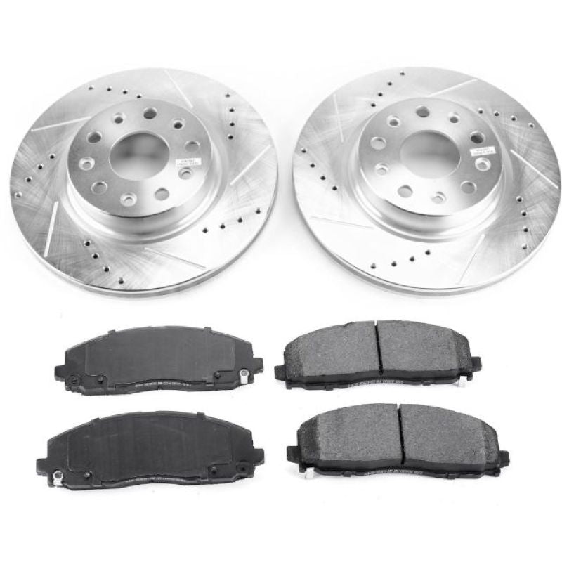 Power Stop 18-19 Jeep Wrangler Front Z23 Evolution Sport Brake Kit Brake Kits - Performance D&S PowerStop