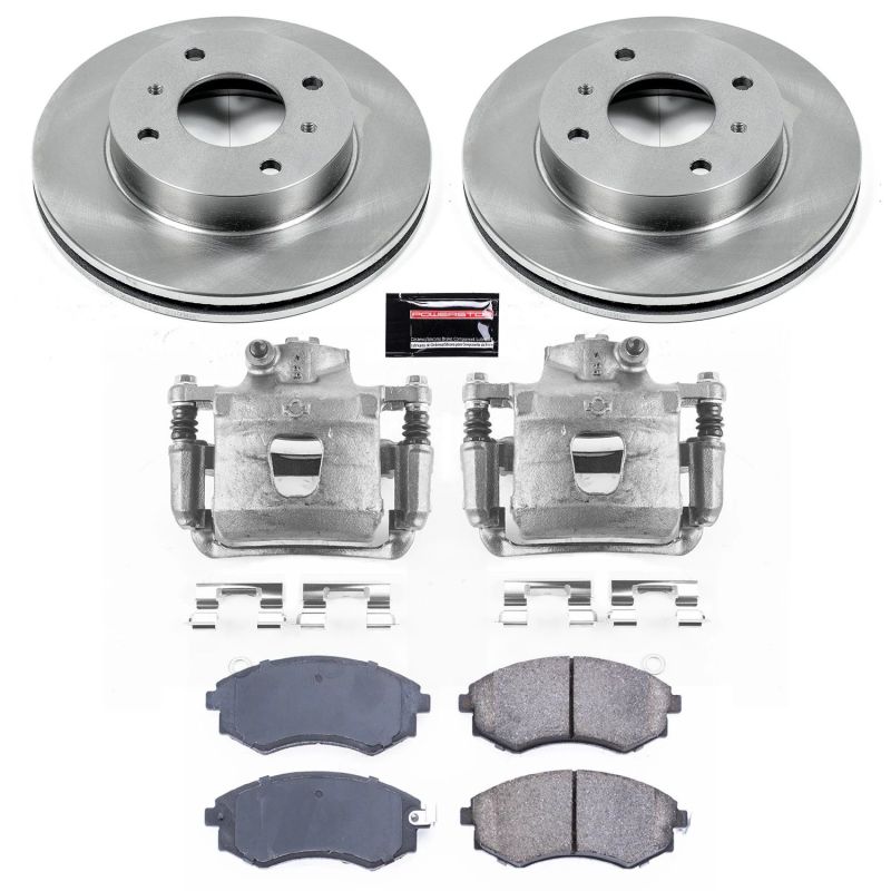 Power Stop 91-96 Infiniti G20 Front Autospecialty Brake Kit w/Calipers Brake Kits - OE PowerStop