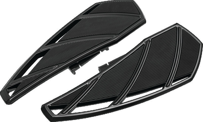 Kuryakyn Phantom Floorboards for Harley-Davidson Black Footpegs Kuryakyn