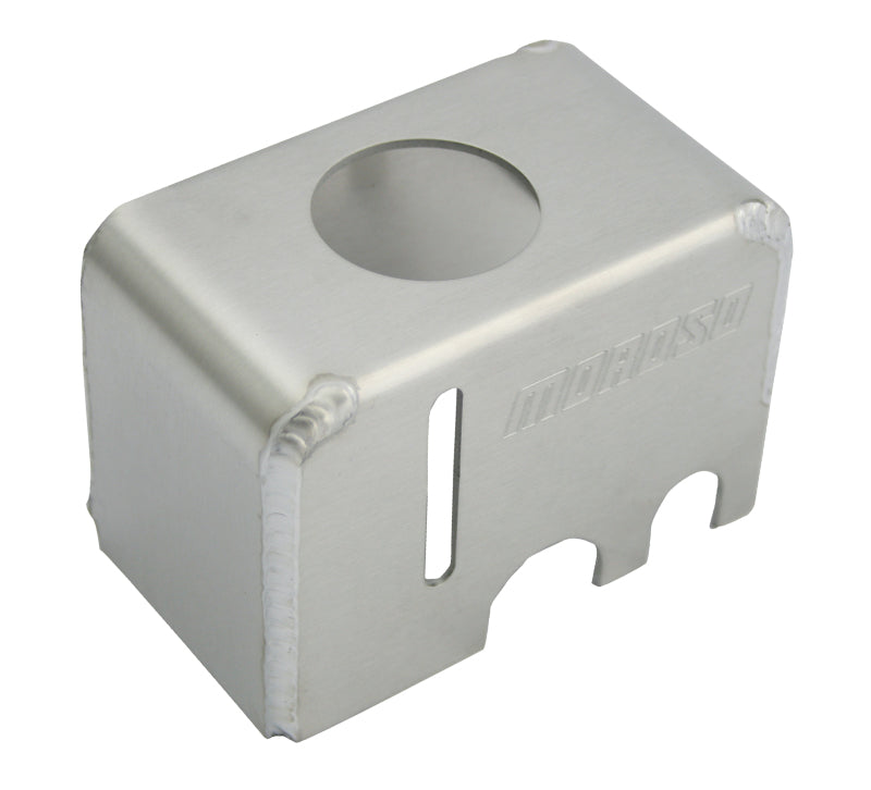 Moroso Mid 08-14 Ford Mustang Brake Reservoir Cover - Fabricated Aluminum Engine Covers Moroso