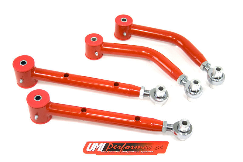 UMI Performance 71-75 GM H-Body Adjustable Upper & Lower Control Arm Kit Control Arms UMI Performance