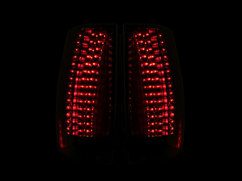 ANZO 2007-2014 Chevrolet Suburban LED Taillights Smoke - Escalade Look Tail Lights ANZO