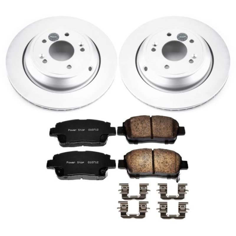 Power Stop 12-15 Scion iQ Front Z17 Evolution Geomet Coated Brake Kit Brake Kits - Performance Blank PowerStop