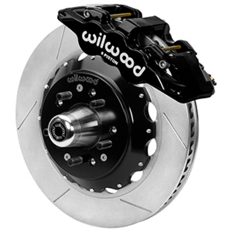 Wilwood Aero6R/ST Front Big Brake Kit 14in Black Anodize 79-88 Chevrolet Monte Carlo Big Brake Kits Wilwood