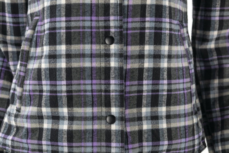 Kuryakyn Leather By River Road Cameo Flannel Moto Shirt Womens - Small Shirts Kuryakyn