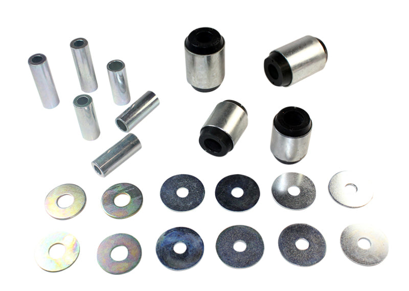 Whiteline Plus 02-09 Lexus GX470 / 06+ Toyota FJ Cruiser Fr C/A - Lwr Inner Front & Rear Bushing Kit Bushing Kits Whiteline