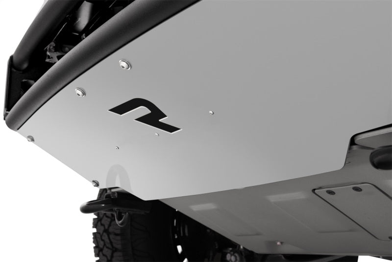 N-Fab M-RDS Front Bumper 2017 Ford F250/F350 Super Duty - Tex. Black w/Silver Skid Plate Bumpers - Steel N-Fab