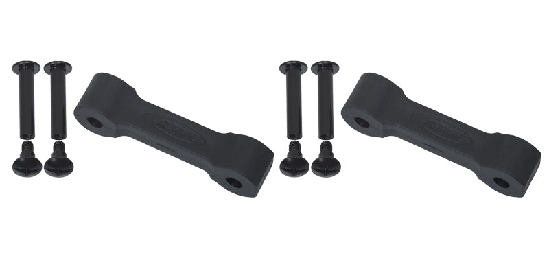 Kentrol 07-18 Jeep Wrangler JK Replacement Hood Catch Rubbers Pair - Textured Black Hoods Kentrol