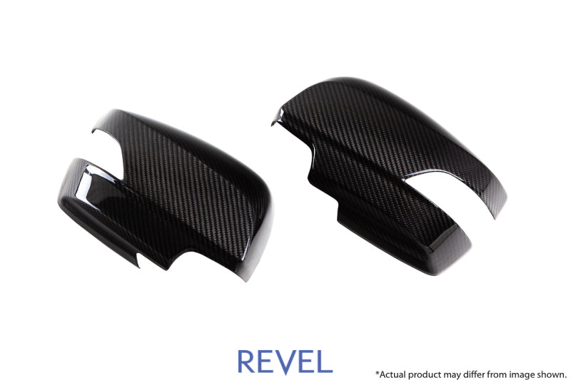 Revel GT Dry Carbon Mirror Covers (Left & Right) 15-18 Subaru WRX/STI - 2 Pieces Carbon Accessories Revel