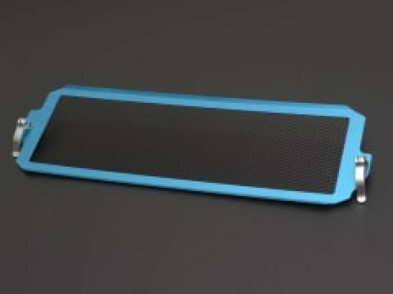 Cusco 08-17 Impreza (GR/GV/VA) Turbo Intercooler Protection Grill Kit Blue w/Blk Mesh Other Body Components Cusco