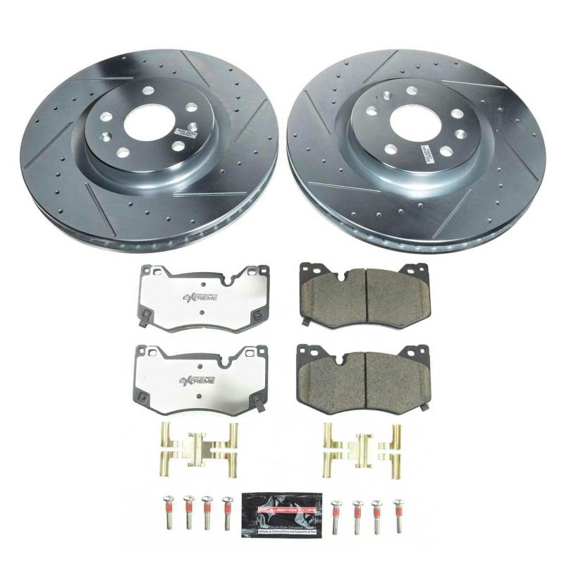 Power Stop 20-21 Chevrolet Corvette Front Z26 Street Brake Kit Brake Kits - Performance D&S PowerStop