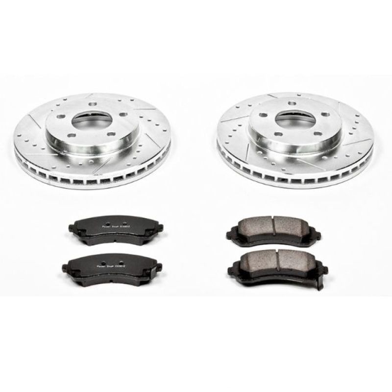 Power Stop 02-07 Buick Rendezvous Front Z23 Evolution Sport Brake Kit Brake Kits - Performance D&S PowerStop