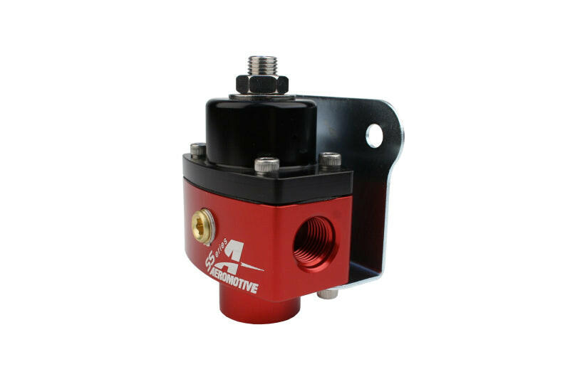 Aeromotive Carbureted Adjustable Regulator - Billet 2-Port AN-6 Fuel Pressure Regulators Aeromotive