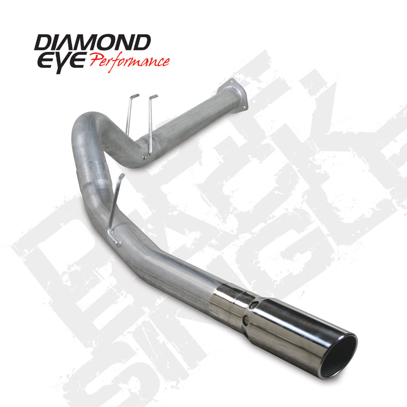 Diamond Eye KIT 4in DPF BACK Single AL: 2011 FORD 6.7L PWRSTROKE F250/F350 DPF Back Diamond Eye Performance