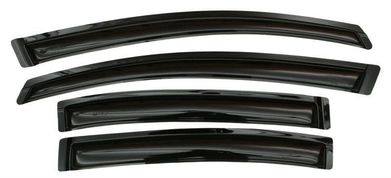 AVS 12-15 Honda Civic Ventvisor Outside Mount Window Deflectors 4pc - Smoke Wind Deflectors AVS