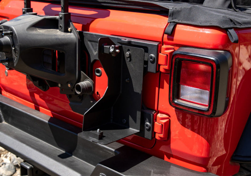 Rampage 2007-2019 Jeep Wrangler(JL) Offroad Jack Mount - Black Tow Hooks Rampage