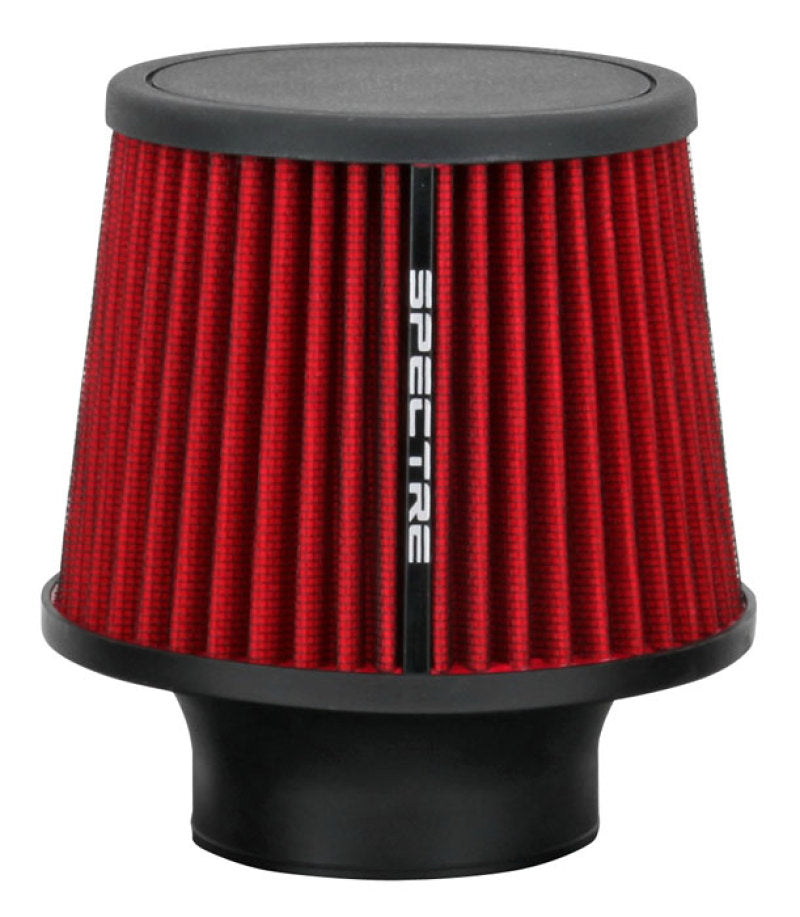 Spectre Conical Air Filter / Round Tapered 3in. - Red Air Filters - Universal Fit Spectre