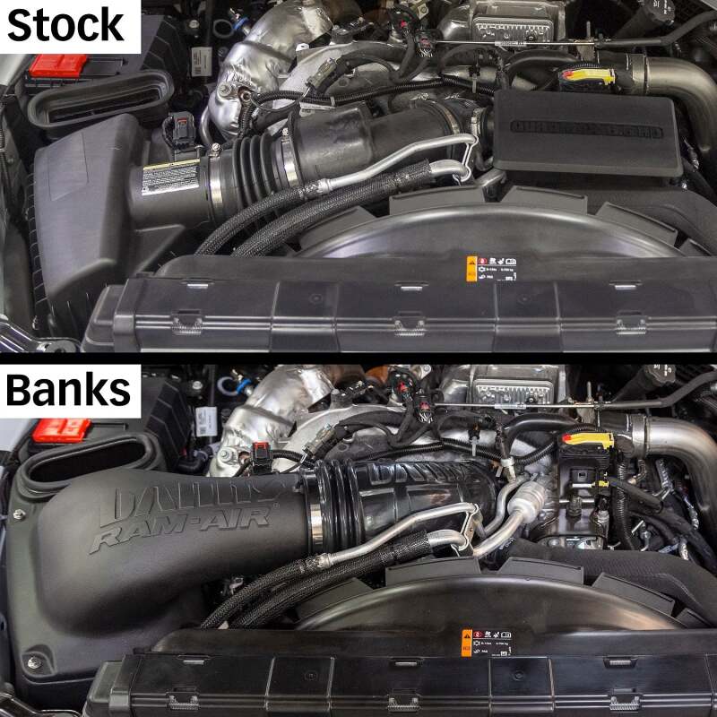 Banks Power 20-22 Chevy/GMC 2500/3500 L5P 6.6L Ram-Air Intake System - Oiled Short Ram Air Intakes Banks Power