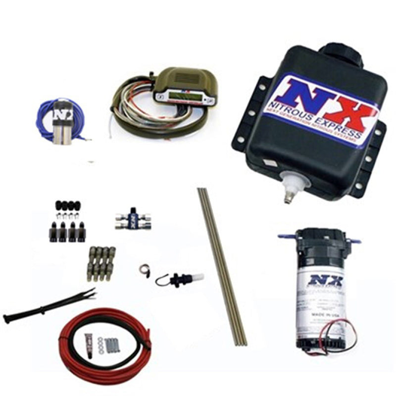 Nitrous Express Direct Port Water Injection 4 Cyl Stage 3 w/Hardlines Water Meth Kits Nitrous Express