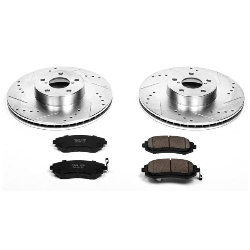 Power Stop 05-06 Saab 9-2X Front Z23 Evolution Sport Brake Kit Brake Kits - Performance D&S PowerStop