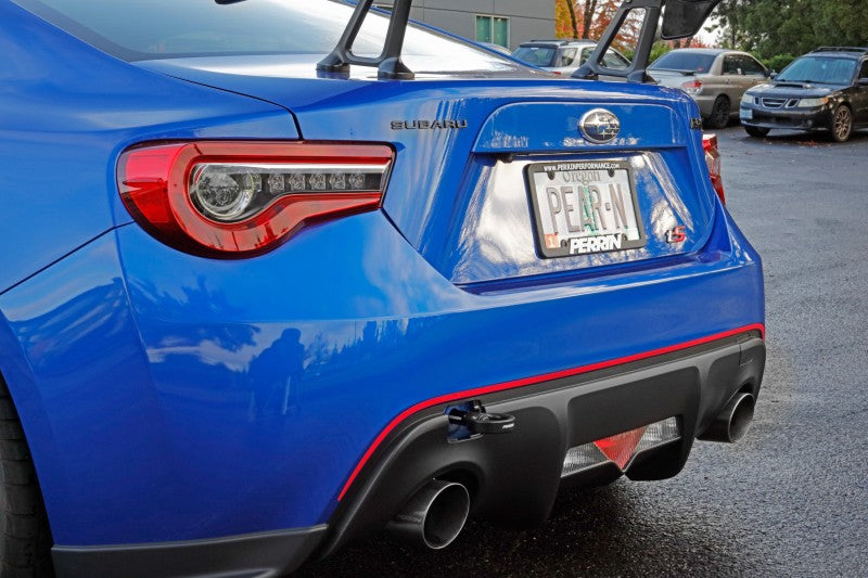 PERRIN 13-25 Subaru BRZ / 13-20 Scion FRS & Toyota 86 / 22-25 GR86 Tow Hook Kit (Rear) - Black Tow Hooks Perrin Performance