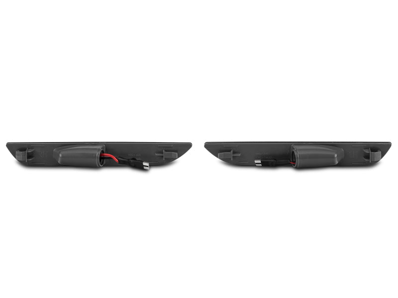 Raxiom 15-22 Ford Mustang Axial Series LED Side Marker Lights Rear (Smoked) Sidemarkers & Indicators Raxiom