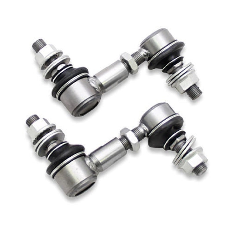 SuperPro 2004 Mazda RX-8 Base Rear HD Adjustable End Link Set (10mm Studs 85mm-100mm Length) Sway Bar Endlinks Superpro