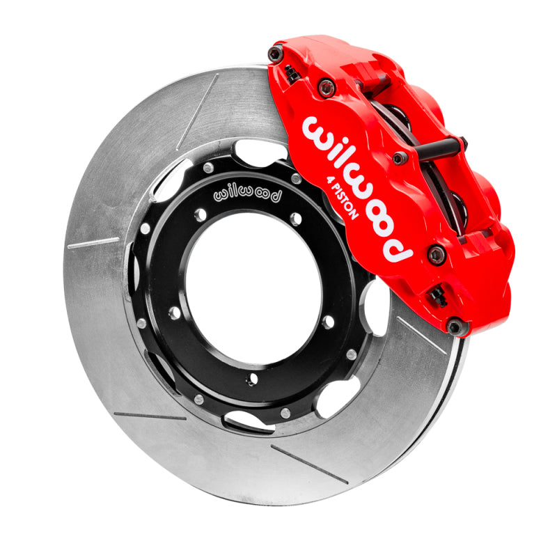 Wilwood 69-74 Porsche 911 Front Superlite Brake Kit 3in MT Slotted Face - Red Big Brake Kits Wilwood