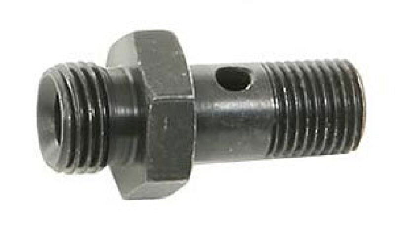 AEM High Volume Fuel Rail Banjo Fitting w/ Hole - Male -6AN ORB thread (9/16in -18) Fittings AEM