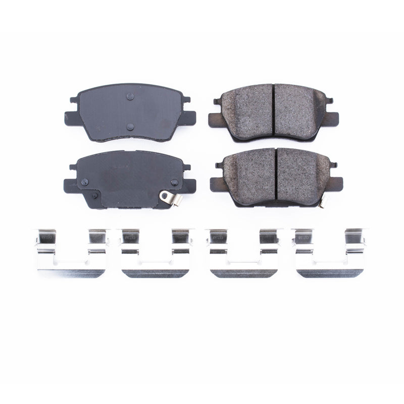 Power Stop 17-19 Chevrolet Bolt EV Front Z17 Evolution Ceramic Brake Pads w/Hardware Brake Pads - OE PowerStop