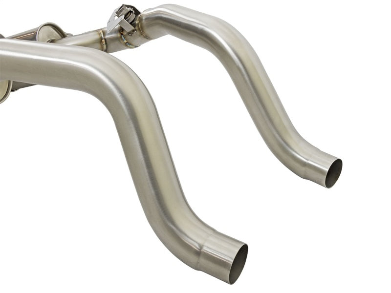 aFe MACHForce XP 3in-2 1/2in Axle Back 304SS Exhaust w/ Polished Tips 14-17 Chevy Corvette V8-6.2L Axle Back aFe