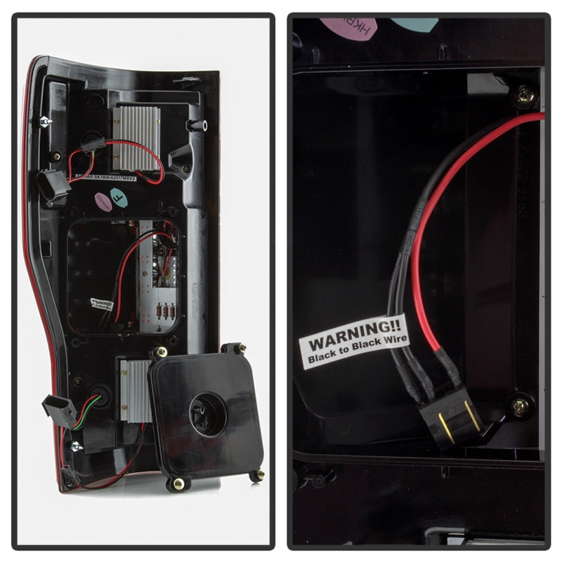 Spyder 17-18 Ford F-250 Super Duty (Excl LED Models) LED Tail Lights -Red Clr (ALT-YD-FS17-LED-RC) Tail Lights SPYDER