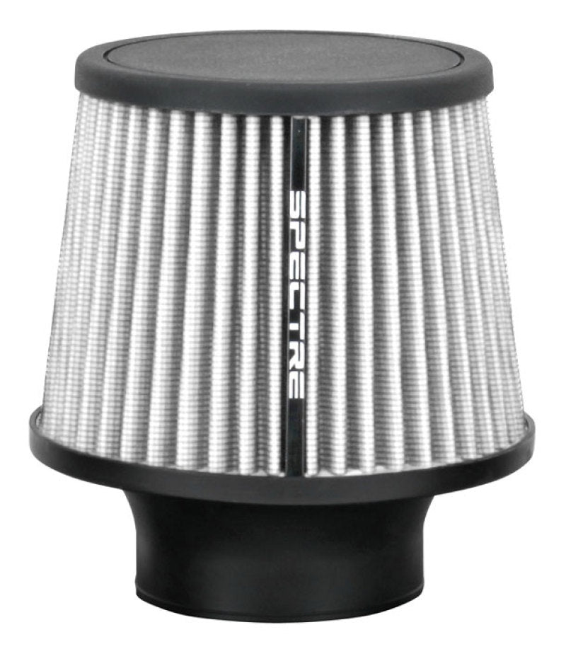 Spectre Conical Air Filter / Round Tapered 3in. - White Air Filters - Universal Fit Spectre