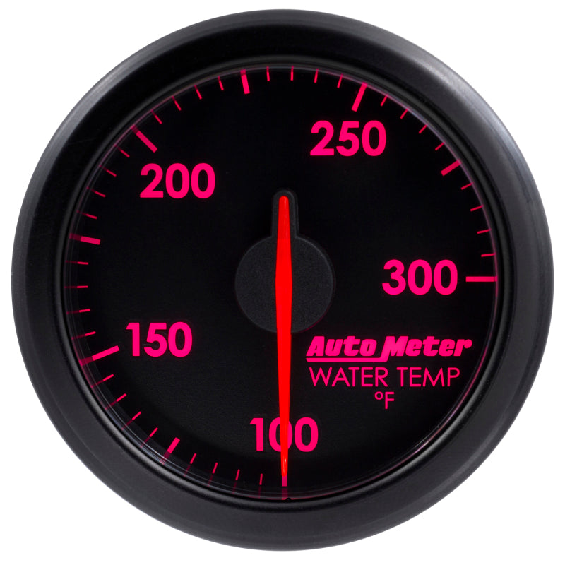 Autometer Airdrive 2-1/6in Water Temperature Gauge 100-300 Degrees F - Black Gauges AutoMeter