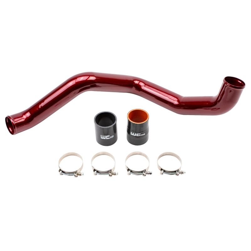 Wehrli 20-24 Chevrolet 6.6L L5P Duramax Driver Side 3in Intercooler Pipe - Candy Red Intercooler Pipe Kits Wehrli