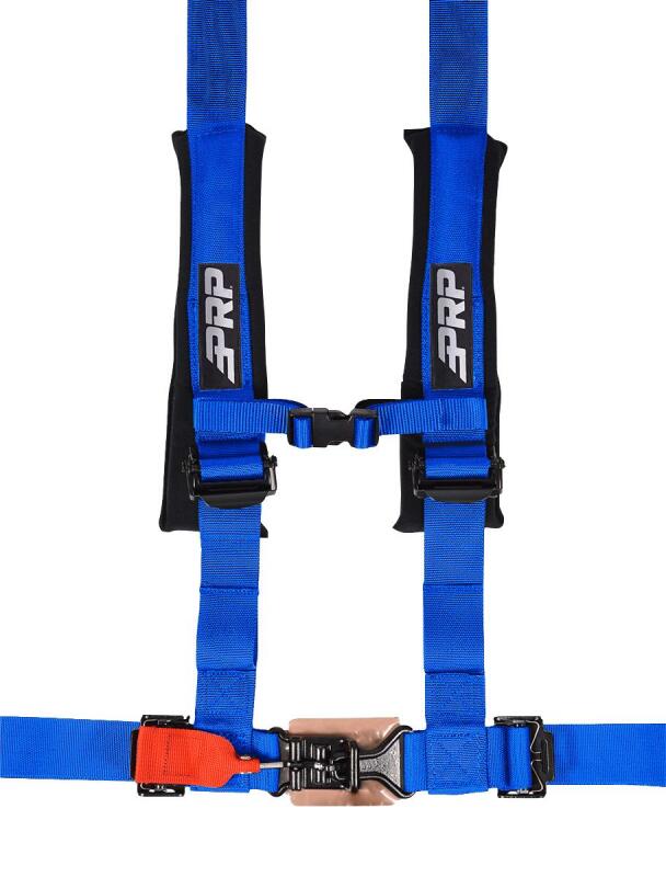 PRP 4.2 Harness with Latch / Link Lap Belt- Blue Seat Belts & Harnesses PRP Seats