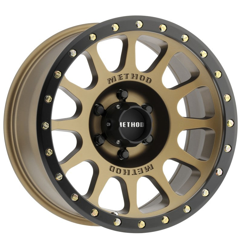Method MR305 NV 18x9 0mm Offset 6x135 94mm CB Method Bronze/Black Street Loc Wheel Wheels - Cast Method Wheels