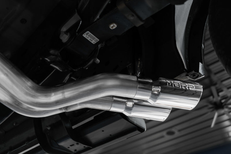 MBRP 15-20 Ford F150 T409 Pre-Axle 4in OD Tips Dual Outlet 3in Cat Back Exhaust Catback MBRP