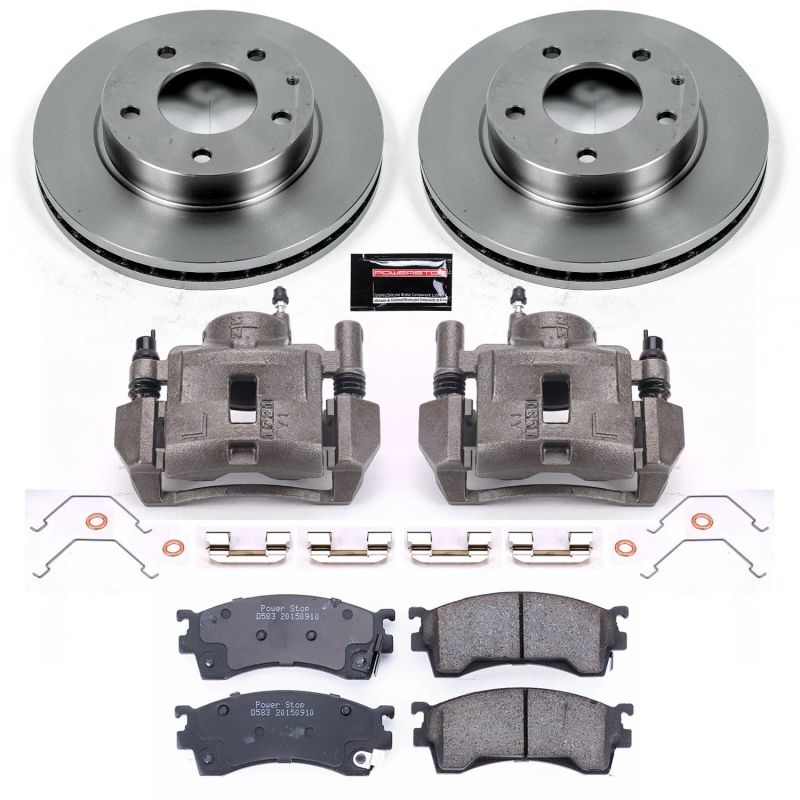 Power Stop 93-97 Ford Probe Front Autospecialty Brake Kit w/Calipers Brake Kits - OE PowerStop
