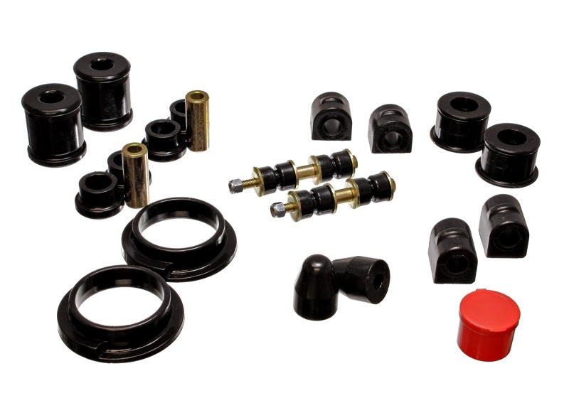 Energy Suspension 00-04 Ford Focus Black Hyper-flex Master Bushing Set Bushings - Full Vehicle Kits Energy Suspension