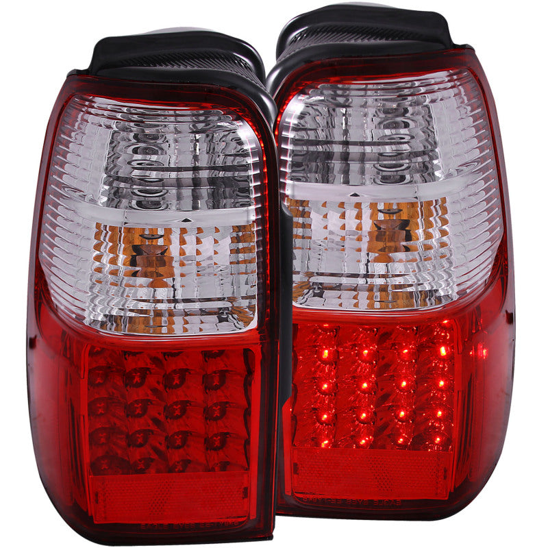 ANZO 2001-2002 Toyota 4 Runner LED Taillights Red/Clear Tail Lights ANZO