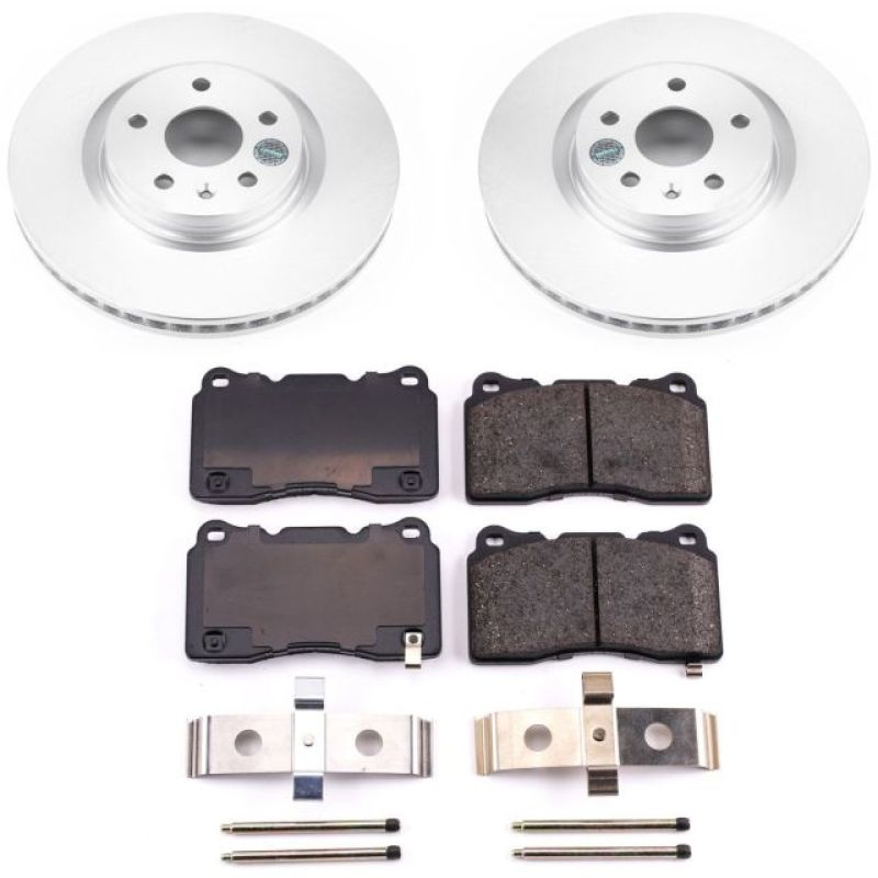 Power Stop 14-17 Buick Regal Front Z17 Evolution Geomet Coated Brake Kit Brake Kits - Performance Blank PowerStop