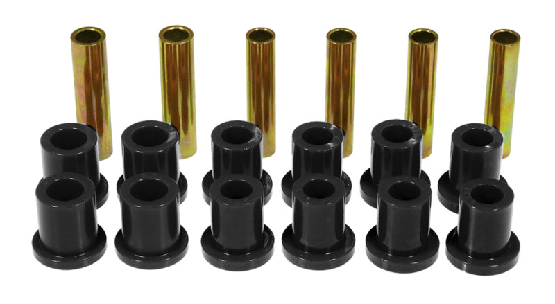 Prothane 73-79 Ford F100/150 4wd Rear Spring & Shackle Bushings - Black Bushing Kits Prothane