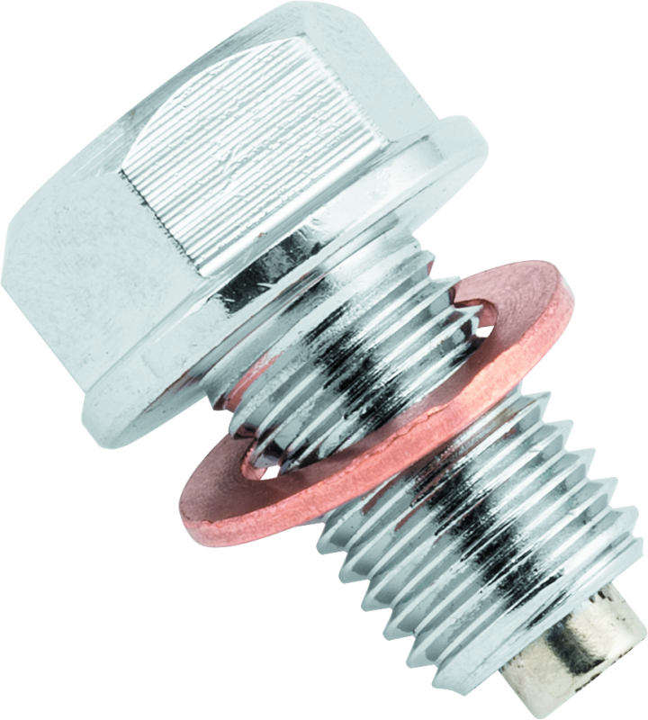 BikeMaster Magnetic Oil Drain Plug 10x1.25mm - Stainless Drain Plugs BikeMaster