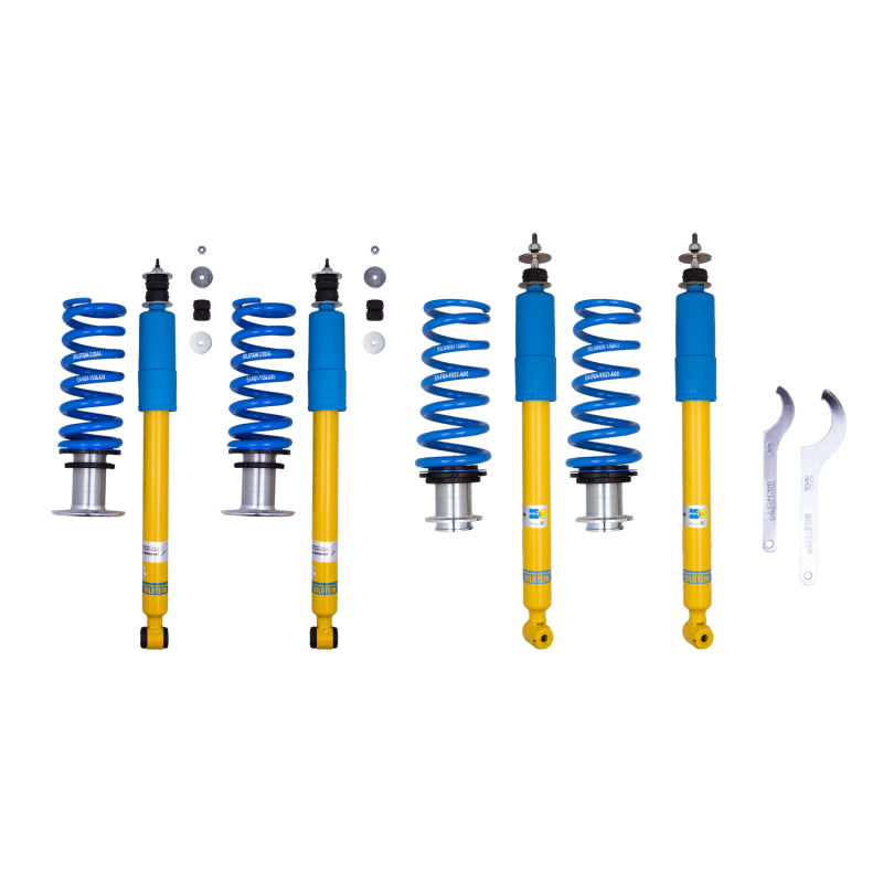 Bilstein B14 2004 Chrysler Crossfire Base Front and Rear Suspension Kit Coilovers Bilstein