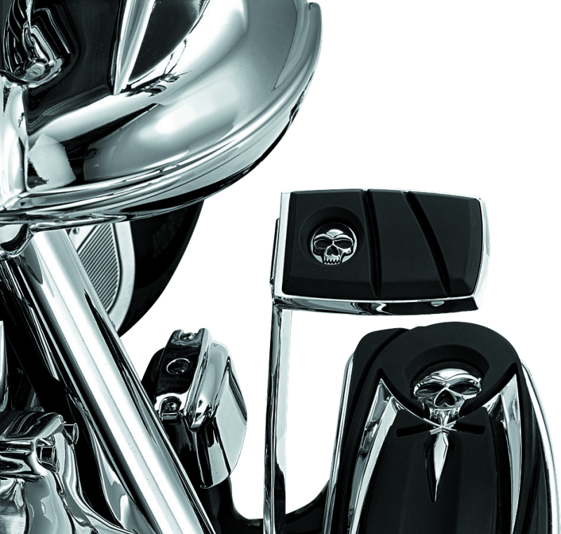 Kuryakyn Zombie Brake Pedal Pad For FL Models Chrome Pedals Kuryakyn