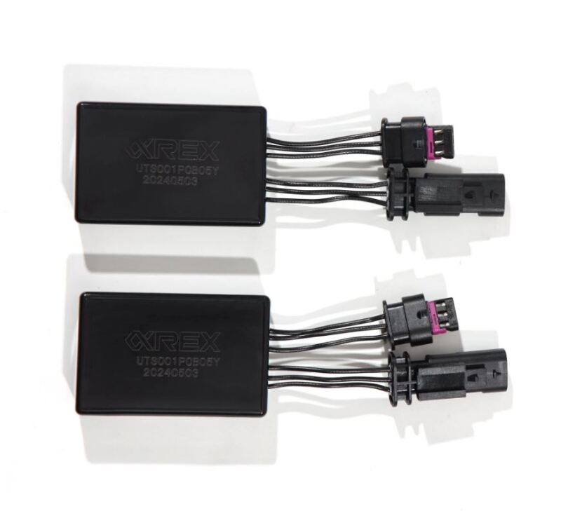 AlphaRex 17-23 Tesla Model 3/Y Stock Reflector Headlights to ARX Fog Lights Decoder Wiring Adapter Wiring Connectors AlphaRex