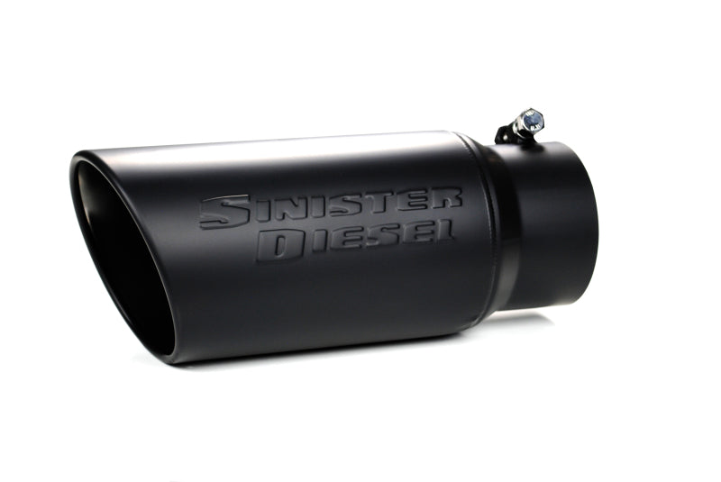 Sinister Diesel Universal Black Ceramic Coated Stainless Steel Exhaust Tip (4in to 5in) Tips Sinister Diesel
