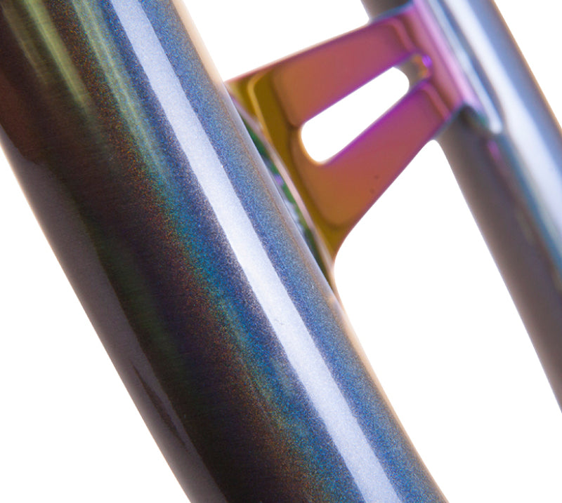 NRG Classic Wood Grain Steering Wheel (350mm) Chameleon/Pearlescent Paint Grip w/Neochrome 3-Spoke Steering Wheels NRG