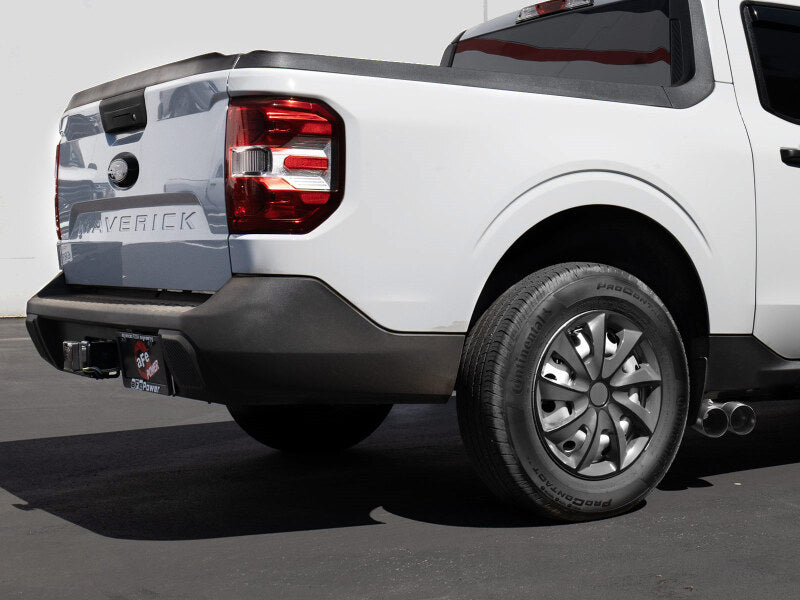 aFe Rebel Series 2-1/2in 304 Stainless Steel Cat-Back w/ Black Tip Ford Maverick 22-26 L4-2.5L FWD Catback aFe